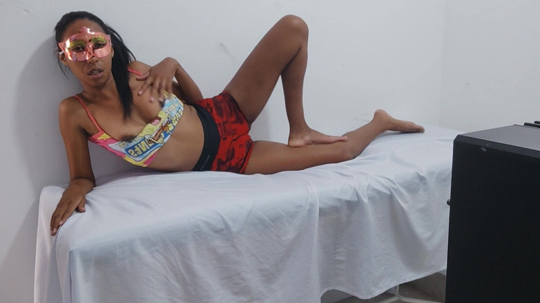 NEGRITA SEXY: Masážní salon je prázdný! Je čas předvést můj porno potenciál