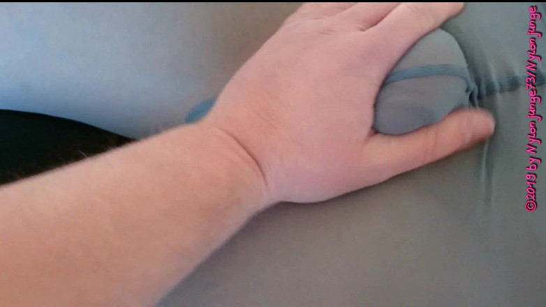 Nylonjunge: The horny BI game in pantyhose part 1 ** nylon fun **
