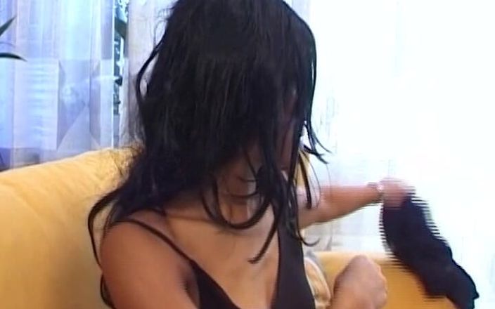 German's Young Babes: Ebony Teen From Germany Playing with Her Pussy