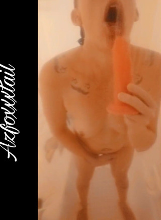 AzFoxxxTailPhelicia: Shower3-deepthroattraining_22-02-21