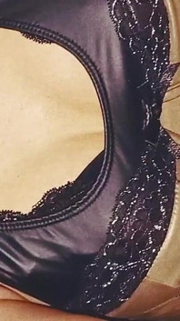 Crossdresser with Cum in Face