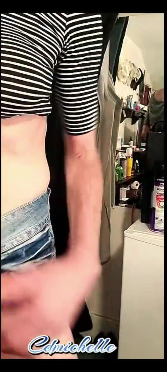 Cd Michelle lingerie: Cdmichell Ubrany W Szorty Crop Top I Booty Z Kutasem...