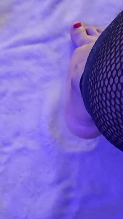 Shaping My Feet and Massaging with Oil