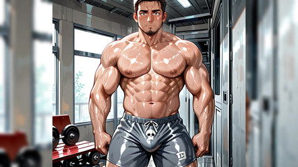 Erotic Man: Uomini con enormi muscoli