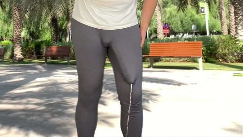 Lucas Nathan King: Величезний член дражнить на відкритому повітрі та ризикований камшот