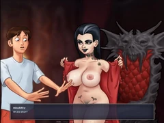 Summertime saga v0.20.6 - deel 260 - Odette sexy vampier
