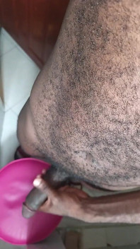 Quente preto peluda corpo enorme pau
