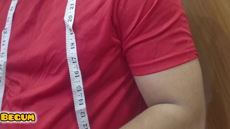 Rukshaar Begum: 裁缝用手指测量 alisha bhabhi