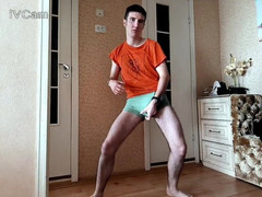 webcamboy98: Naked Boy Shakes Cock and Cums with Vibrator
