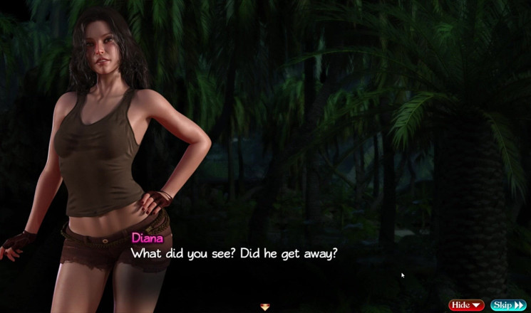 Porny Games: Nadia'nın hazinesi: iki muhteşem hatunla güzel üçlü seks