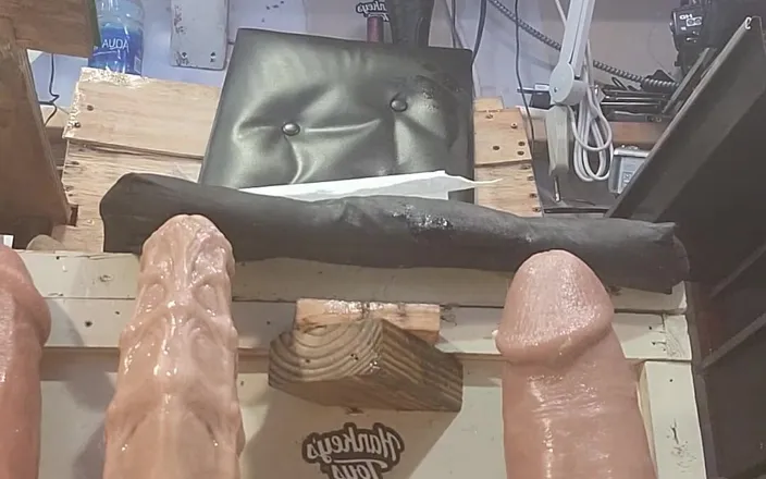 Lb13702: Fucking a Few Favorite Big Dildos