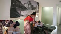 Lady Luciana Di Domizio: Asshole si užívá 2 xl ptáka v řadě