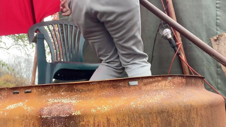 sweethanajapanese: Pisciare figa da dietro una vista incredibile