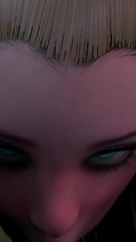 Sevimli wood elf bakış açısı dizlerinin üzerinde sakso | 3D Porn