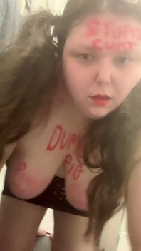 Shaking Udders Dumb Fat Pig Humiliation