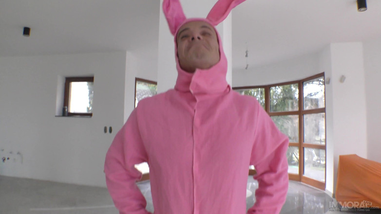 Immoral Live: The Easter Bunny Takes the Anal Virginity of Emily Cutie