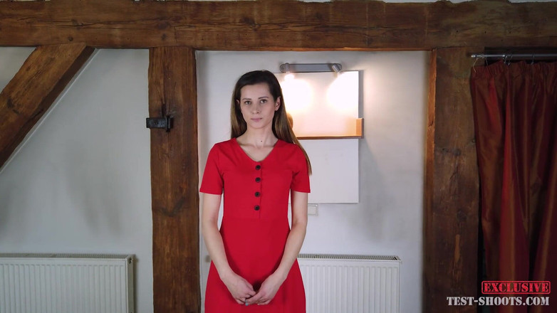 Test-Shoots: Nahá hezká amatérská teenagerka Josie v nahém castingovém videu
