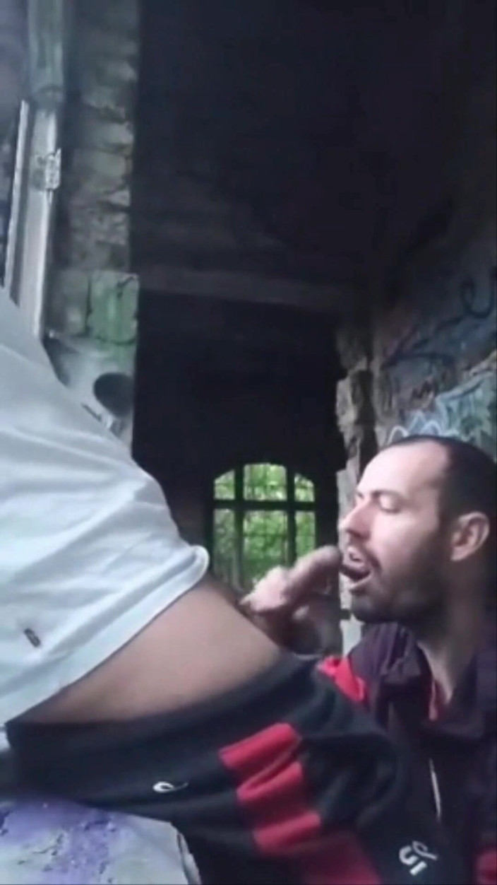 Justin hoodwar: A Dude Is Jerking off in an Urban Exploration Setting...