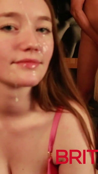 18 year old and stepmom suck off a room of guys