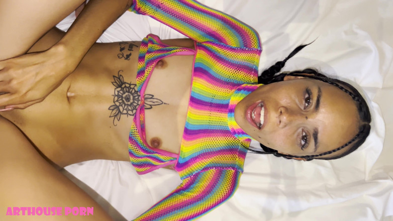 Alex Goes: Skinny Colombian Girl Violeta Grey Loves Lollipops, Sucking &amp; Fucking