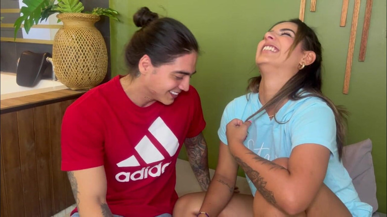 Naty Delgado: क्या!!! तुम मेरी सौतेली बहन के साथ मुझे धोखा दो! मैं उसके साथ तोड़ने के बारे में सोचा, लेकिन मैं एक त्रिगुट है पसंद!