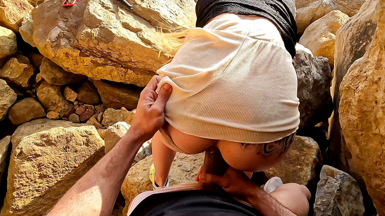 MaskCouple: Jebanie na plaży - cipka ociekająca ostro!