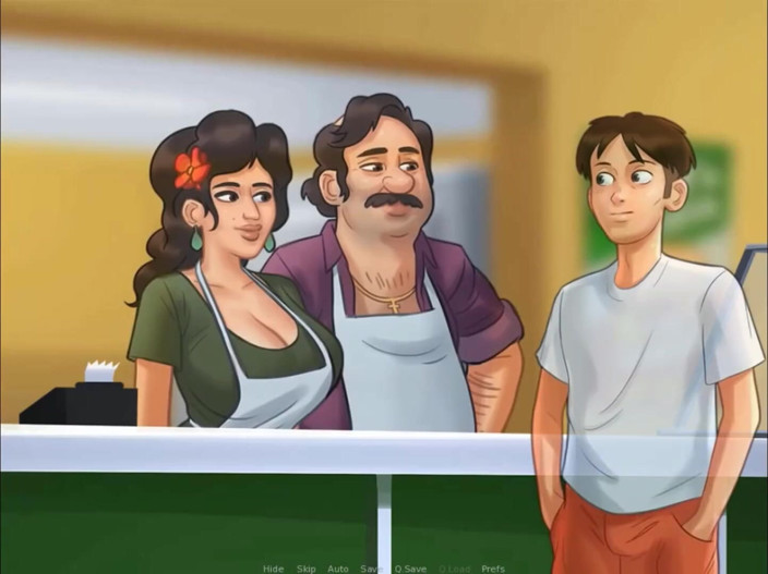 Cartoon Play: Summertime saga phần 92 - hai máy bay bà già nóng bỏng...
