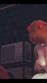Evangelion Hentai - Asuka Hardsex pe o stradă din Tokyo - japoneză asiatică Manga Anime Film game porno