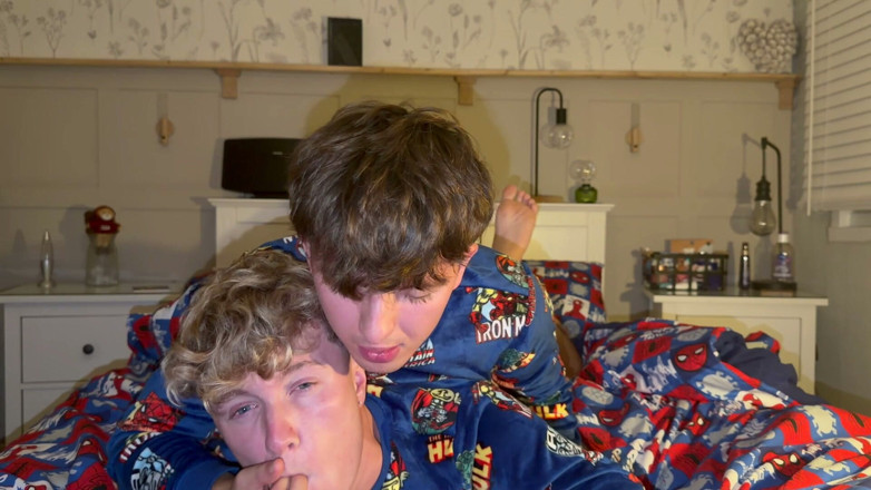 jakeandbailey: Twink Couple Fuck in Bed, Then Solo Cumshots