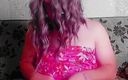 Kitty_Cross: Gonna sexy gambe bianche casalinga ladyboy modello travestito fatto in...