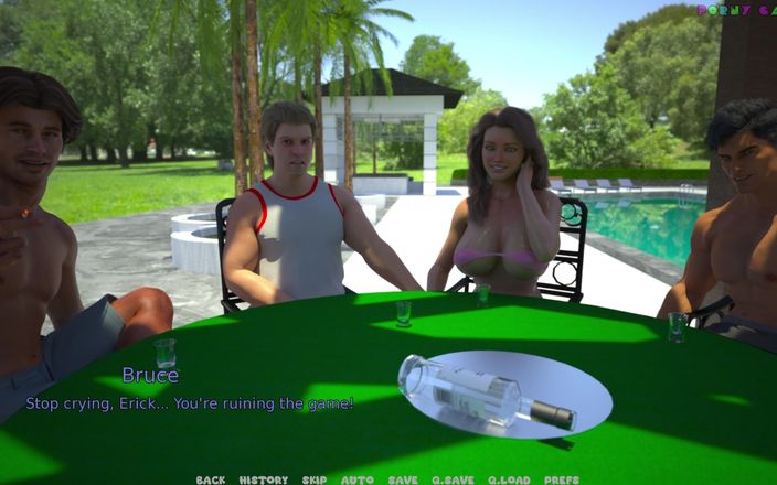 Porny Games: Ma femme salope italienne par Hornydogstudio - première sodomie avec l’ami...