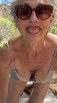 Crawling on the Picnic Table