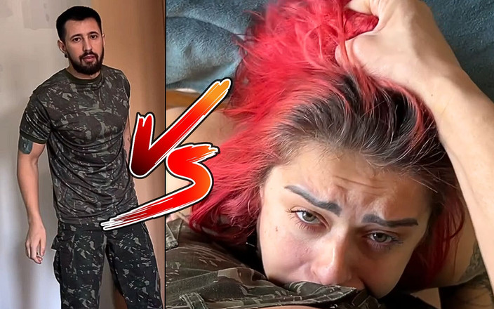 Lucas Neitan: Vojenský paroháč: voják x Camila POV obrovský výstřik na obličej