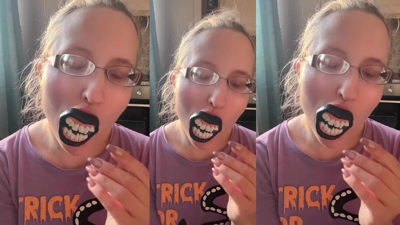 FinDom Goaldigger: Asmr 吸血鬼牙齿