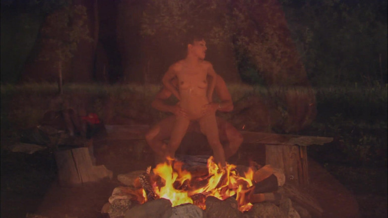 Miami Reality: Hot brunette babe gets fucked near the bonfire