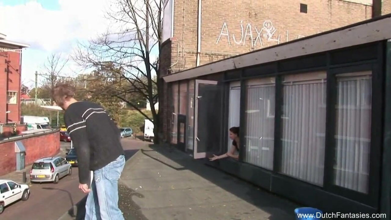Dutch Fantasies: Busty babe enjoys getting banged in a threesome