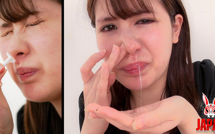 Japan Fetish Fusion: Karen Kyowa Waxes Her Nose and Drips Snot Without Holding...