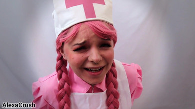 AlexaCrush: Nurse Joy Beautiful Agony - pålagda orgasmer med en Hitachi