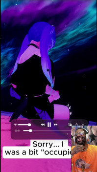 Anime Transgender Succubus Jerks off Her Beautiful Cock on a Starry Night