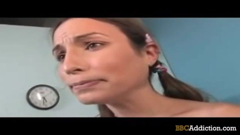 My BBC Addiction: BBC中毒 - 痩せた女の子が彼女のお尻に黒いコックを取って