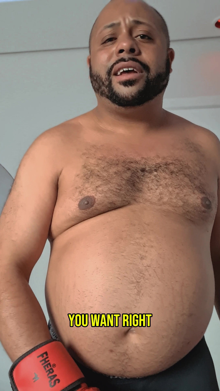 Punchbagplz: Bearzinho black - bakış açısı boks hakimiyeti (otel rolü)