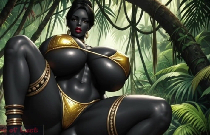 Game of Lust 3D: Gol Busty African Woman Bikini Dance in the Jungle