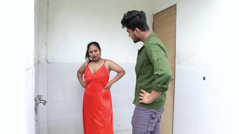 harry1: Indian Hot Wife Fucked with Plumber Gets Horny Watching Porn...