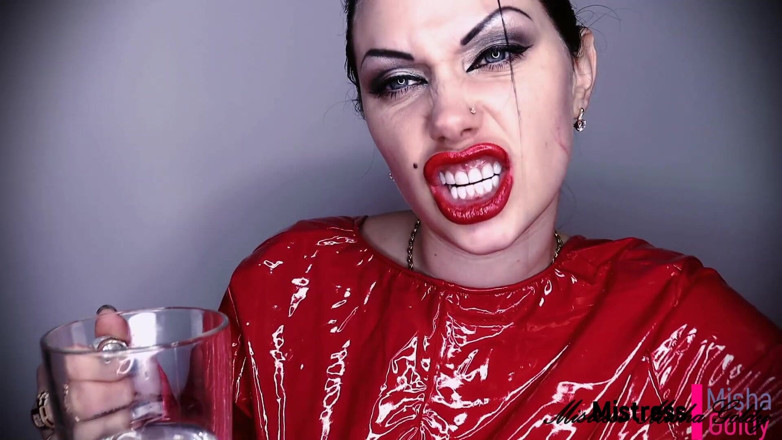 Goddess Misha Goldy: Sembah tanda gelincir saya jalang!