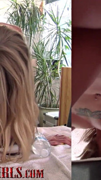 Vovô fode bela jovem modelo com gozada interna