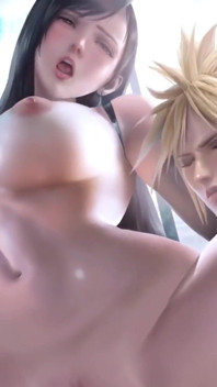 Cómic hentai - fantasía de Tifa - hentai 3D sin censura v321