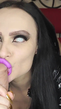 Hungry Zombie Gothic Witch Bites Your Dick POV