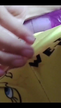 Girl Gets Fucked by Her Dildo