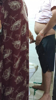 Sister-in-law Made Brother-in-law in Toilet