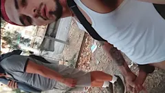 Morning of Exhib, Jerkoff & Cum!!!